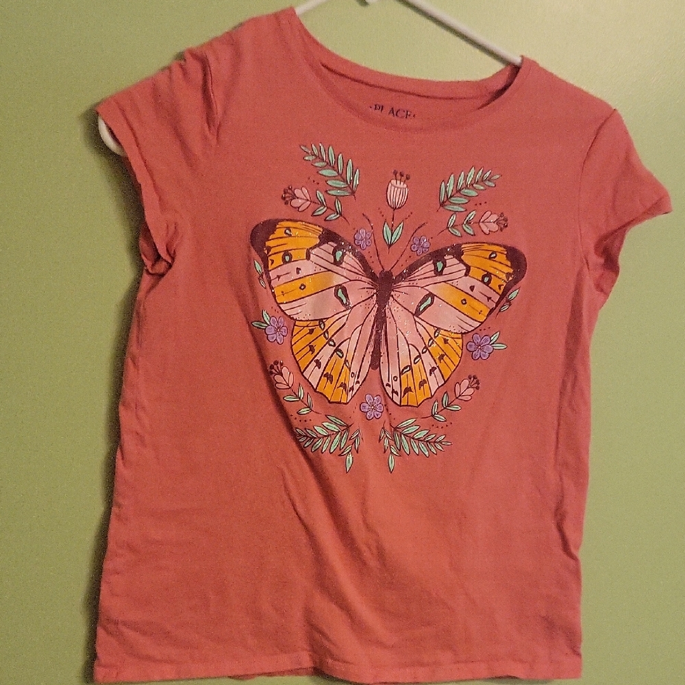 The Children's Place Pink Butterfly Tee